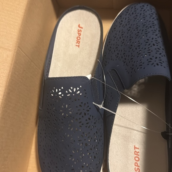 Jsport Ladies' Floral Mule Size 9 Blue New With Box J Sport - Picture 10 of 10